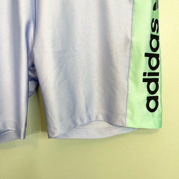 Adidas Originals Women's Blue Short Beach Activewear Legging Shorts XL NWT - Picture 4 of 9